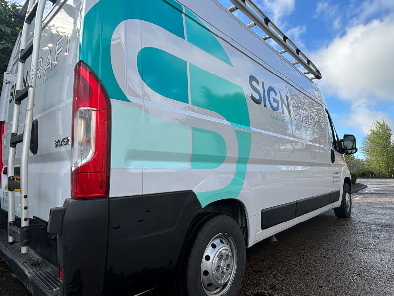 signcraft.co.uk van with logo